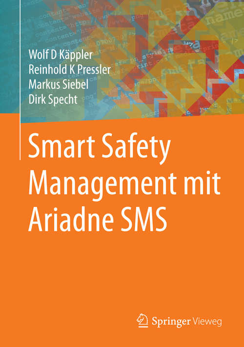 Book cover of Smart Safety Management mit Ariadne SMS (2014)