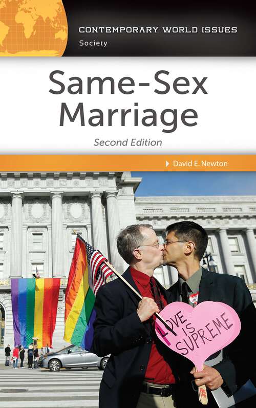 Book cover of Same-Sex Marriage: A Reference Handbook (2) (Contemporary World Issues)