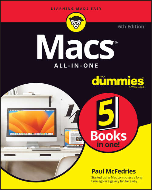 Book cover of Macs All-in-One For Dummies (6)
