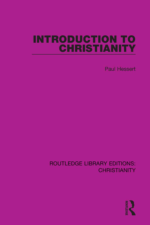 Book cover of Introduction to Christianity