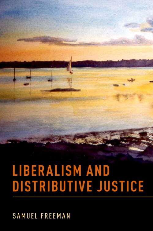 Book cover of Liberalism and Distributive Justice