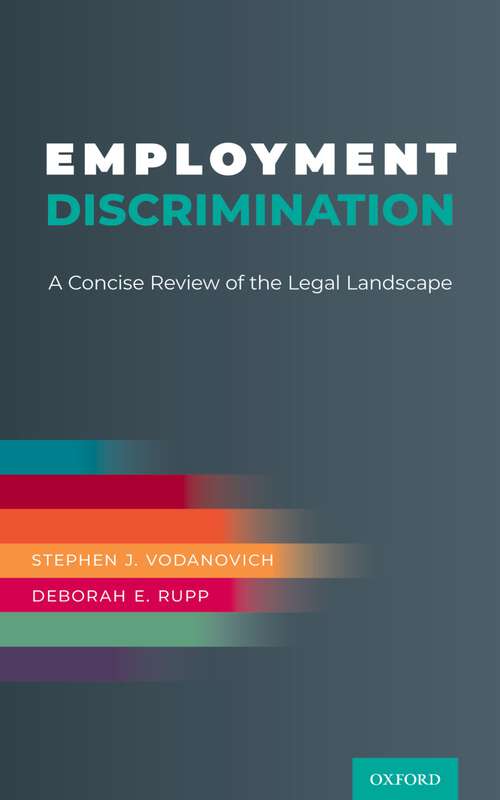 Book cover of Employment Discrimination: A Concise Review of the Legal Landscape