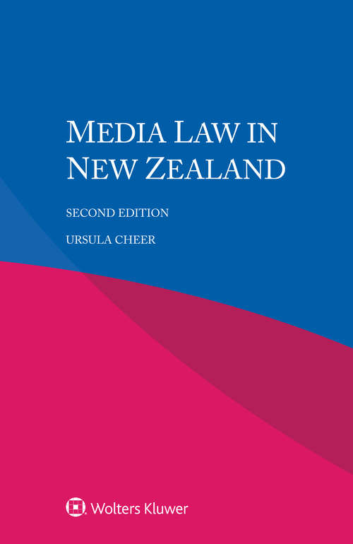 Book cover of Media Law in New Zealand (2)