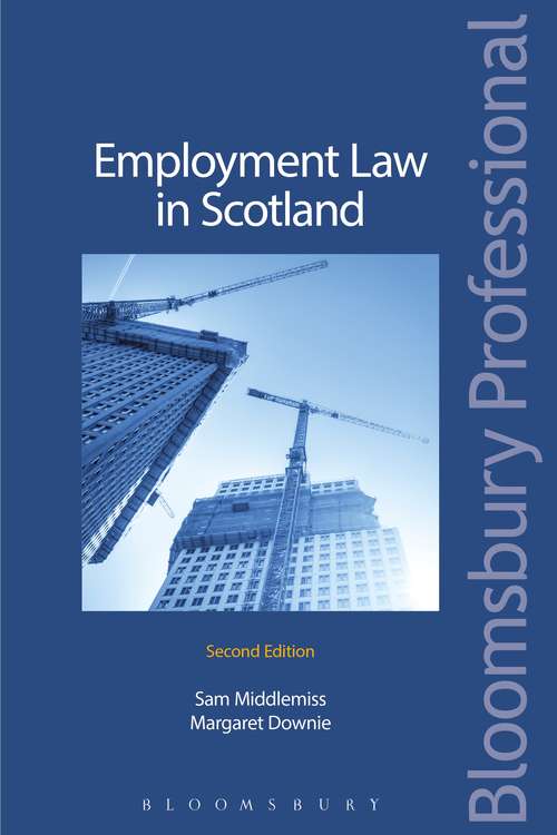 Book cover of Employment Law in Scotland