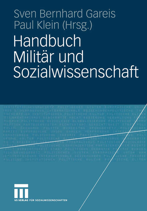 Book cover of Handbuch Militär und Sozialwissenschaft (2004)