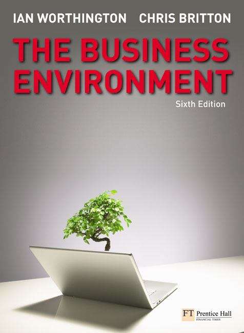 Book cover of Business Environment