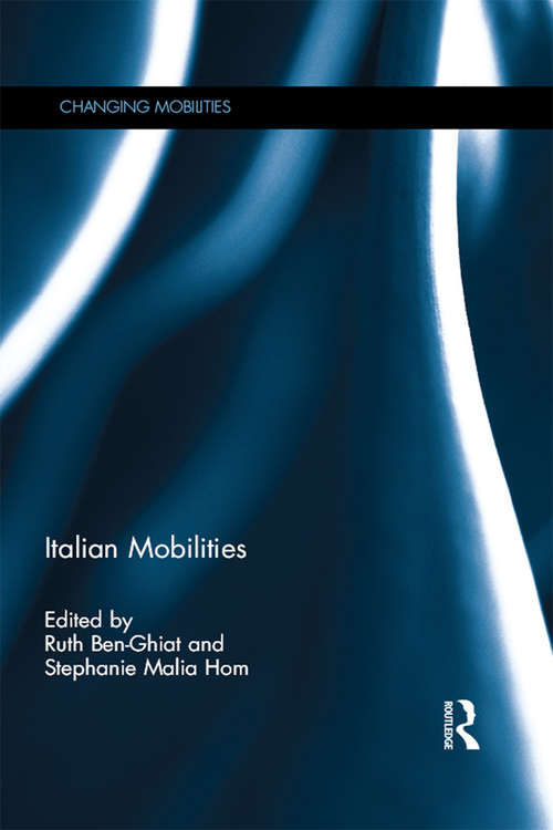 Book cover of Italian Mobilities (Changing Mobilities)