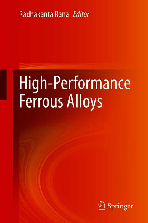 Book cover of High-Performance Ferrous Alloys (1st ed. 2021)