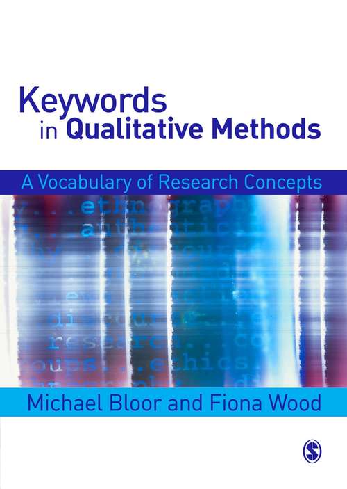 Book cover of Keywords in Qualitative Methods: A Vocabulary of Research Concepts (PDF)