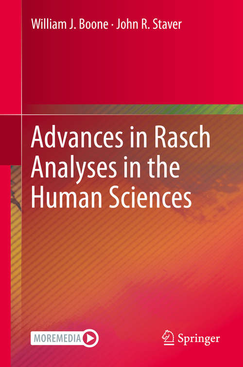 Book cover of Advances in Rasch Analyses in the Human Sciences (1st ed. 2020)