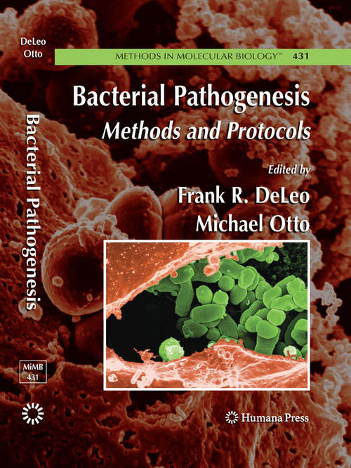 Book cover of Bacterial Pathogenesis: Methods and Protocols (2008) (Methods in Molecular Biology #431)