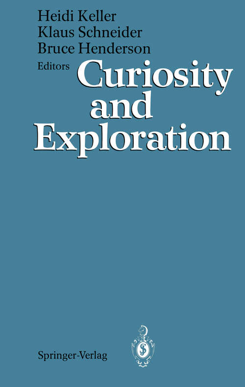 Book cover of Curiosity and Exploration (1994)