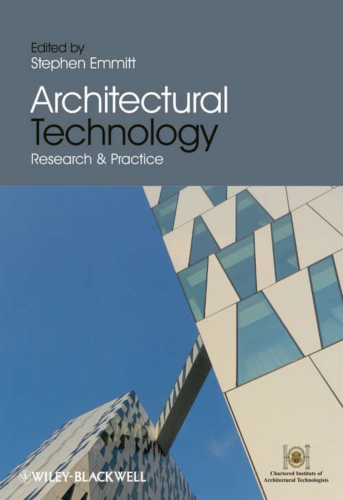 Book cover of Architectural Technology: Research and Practice (2)