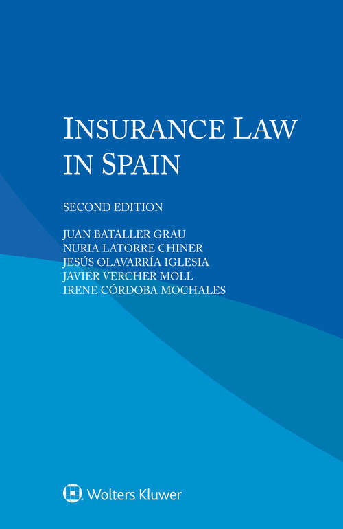 Book cover of Insurance Law in Spain