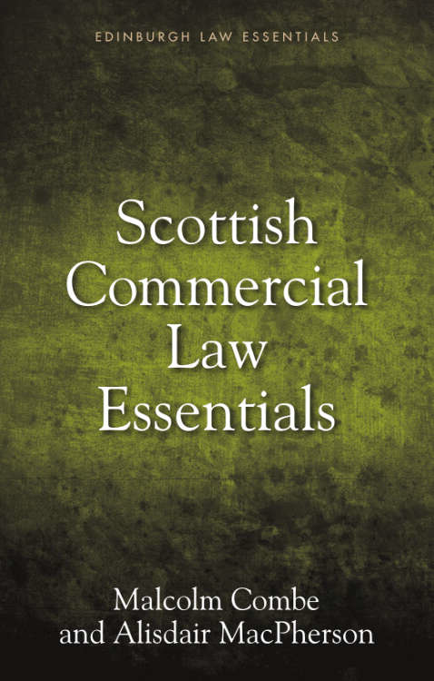 Book cover of Scottish Commercial Law Essentials (3) (Edinburgh Law Essentials)