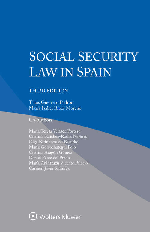 Book cover of Social Security Law in Spain (3)