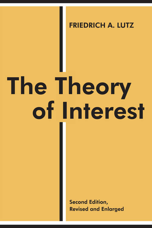 Book cover of The Theory of Interest (2)