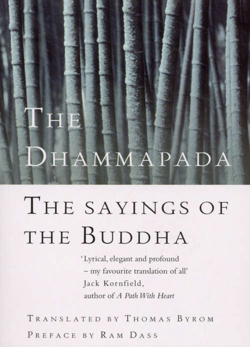 Book cover of The Dhammapada: The Sayings of the Buddha