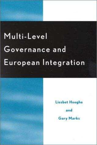 Book cover of Multi-level Governance And European Integration (PDF) (G - Reference,information And Interdisciplinary Subjects Ser.)