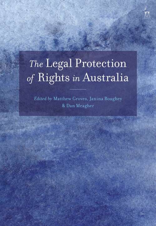 Book cover of The Legal Protection of Rights in Australia