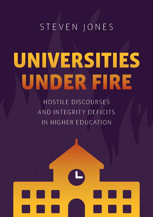 Book cover of Universities Under Fire: Hostile Discourses and Integrity Deficits in Higher Education (1st ed. 2022) (Palgrave Critical University Studies)
