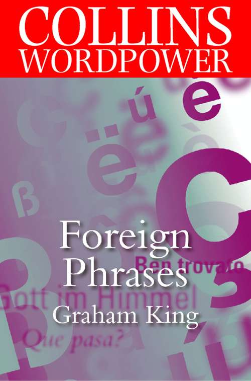 Book cover of Foreign Phrases (ePub edition) (Collins Word Power)