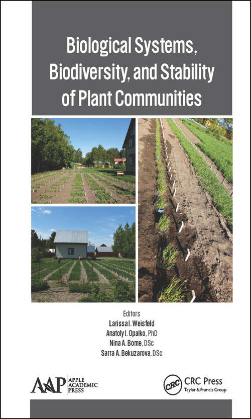 Book cover of Biological Systems, Biodiversity, and Stability of Plant Communities