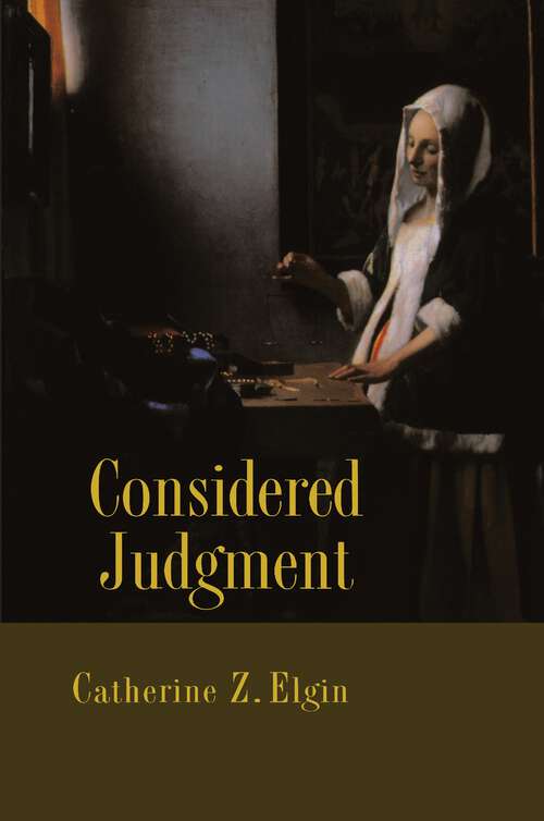 Book cover of Considered Judgment (PDF)