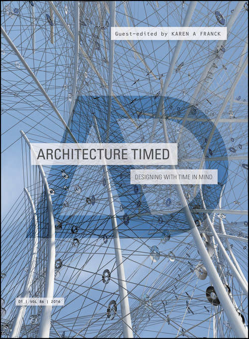 Book cover of Architecture Timed: Designing with Time in Mind (Architectural Design)