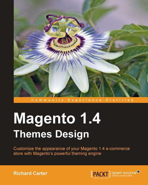 Book cover of Magento 1.4 Themes Design