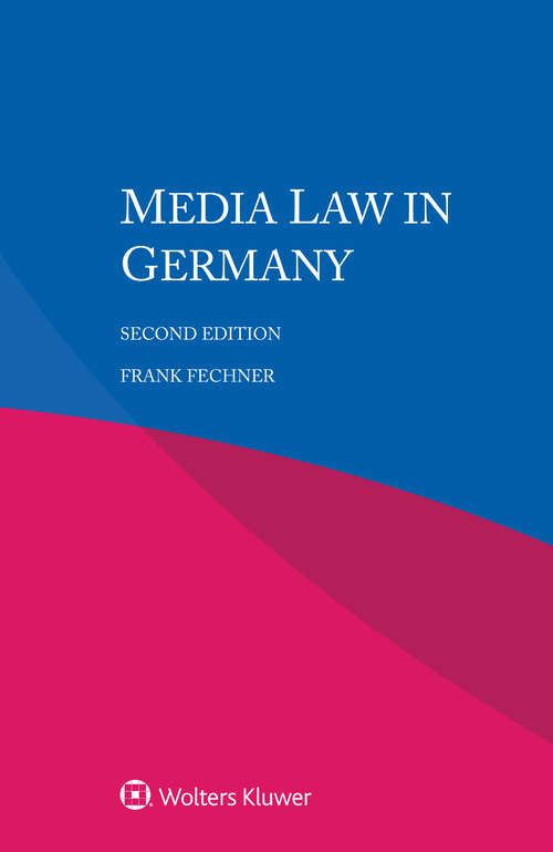 Book cover of Media Law in Germany