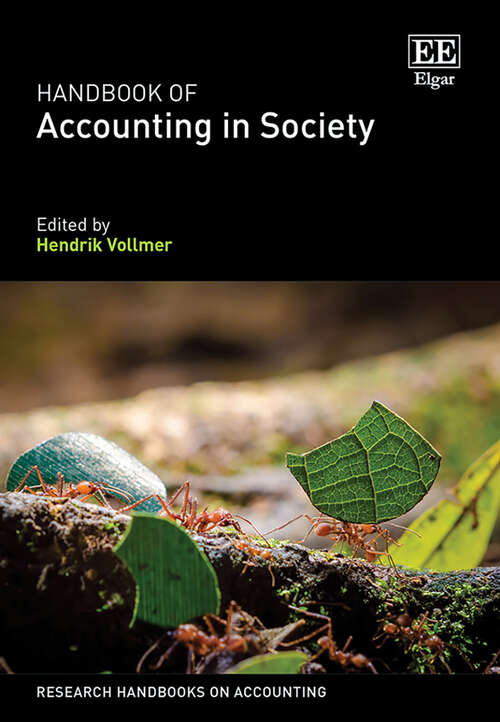 Book cover of Handbook of Accounting in Society (Research Handbooks on Accounting series)