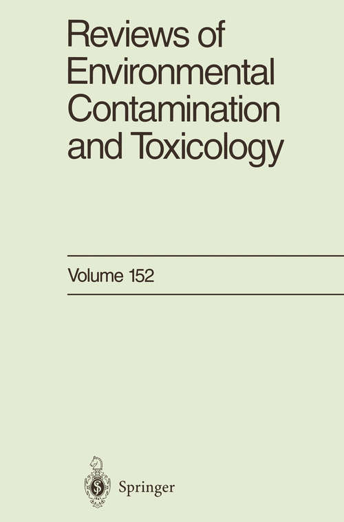 Book cover of Reviews of Environmental Contamination and Toxicology: Continuation of Residue Reviews (1997) (Reviews of Environmental Contamination and Toxicology #152)