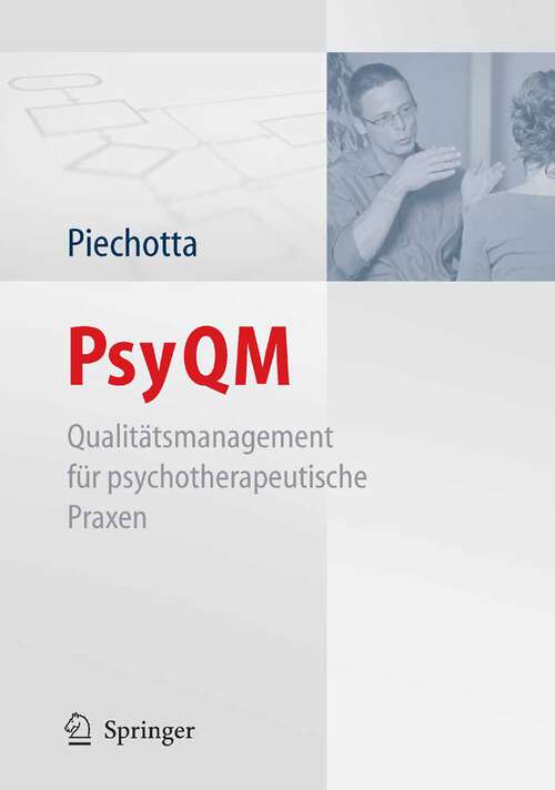 Book cover of PsyQM: Qualitätsmanagement für psychotherapeutische Praxen (2008)