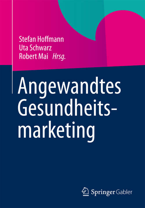 Book cover of Angewandtes Gesundheitsmarketing (2012)