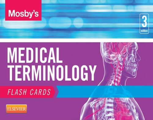 Book cover of Mosby's Medical Terminology Flash Cards - E-Book (3)