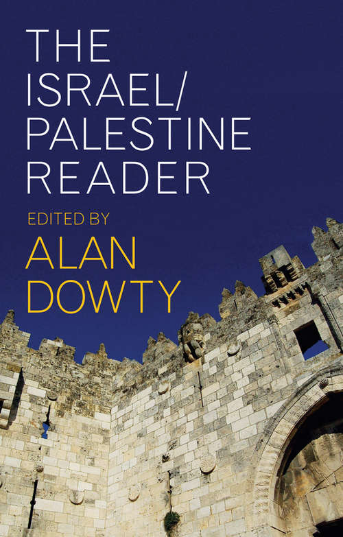 Book cover of The Israel/Palestine Reader