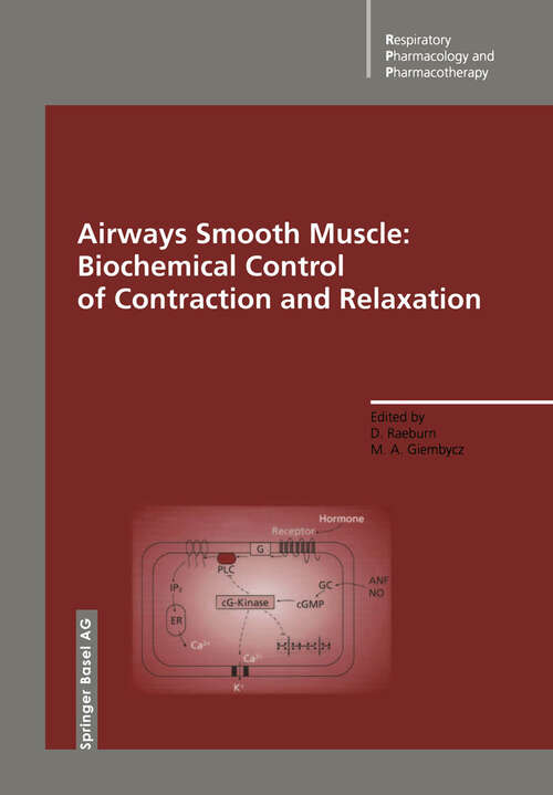 Book cover of Airways Smooth Muscle: Biochemical Control of Contraction and Relaxation (1994) (Respiratory Pharmacology and Pharmacotherapy)