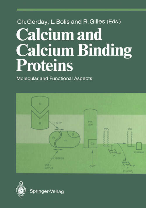 Book cover of Calcium and Calcium Binding Proteins: Molecular and Functional Aspects (1988) (Proceedings in Life Sciences)