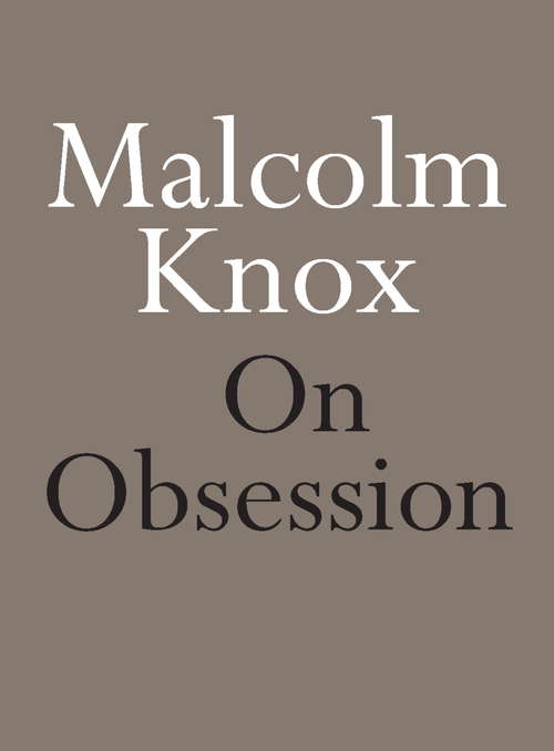 Book cover of On Obsession (On Series)