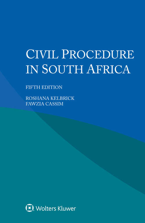 Book cover of Civil Procedure in South Africa