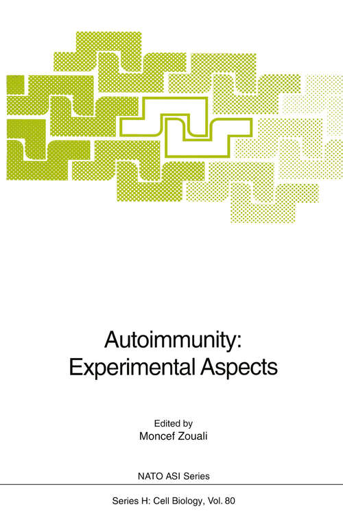 Book cover of Autoimmunity: Experimental Aspects (1994) (Nato ASI Subseries H: #80)