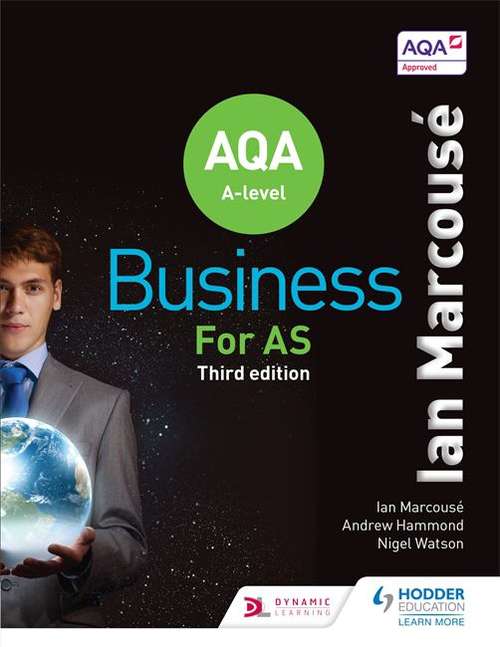 Book cover of AQA Business for AS (Marcousé) (PDF)