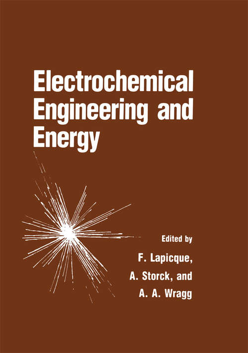 Book cover of Electrochemical Engineering and Energy (1994)