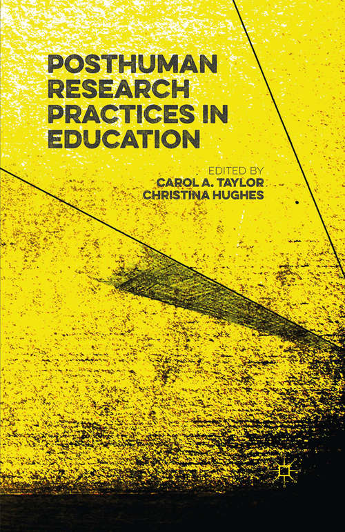 Book cover of Posthuman Research Practices in Education (1st ed. 2016)