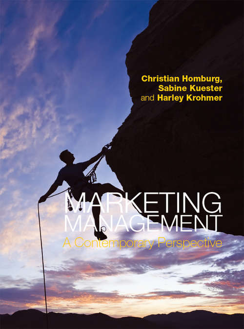 Book cover of EBOOK: Marketing Management (UK Higher Education  Business Marketing)