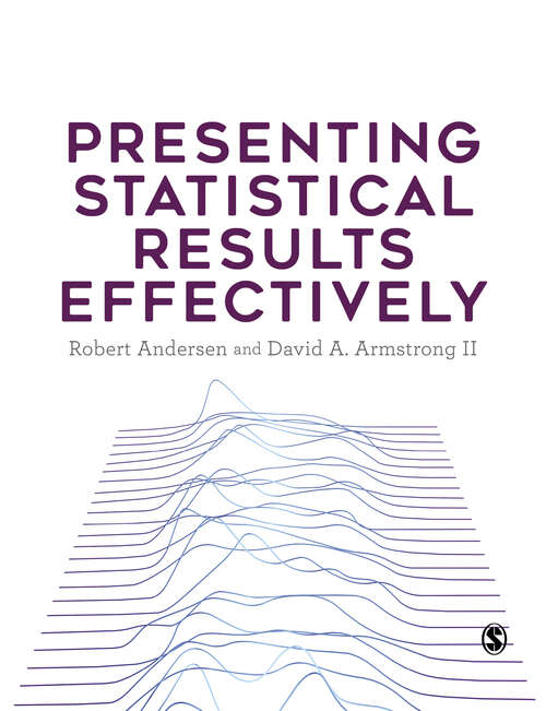 Book cover of Presenting Statistical Results Effectively