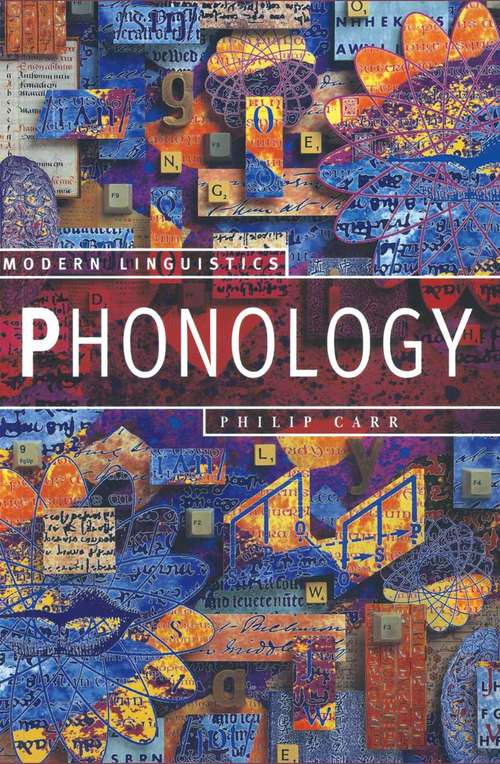 Book cover of Phonology: An Introduction (1st ed. 1993) (Modern Linguistics)