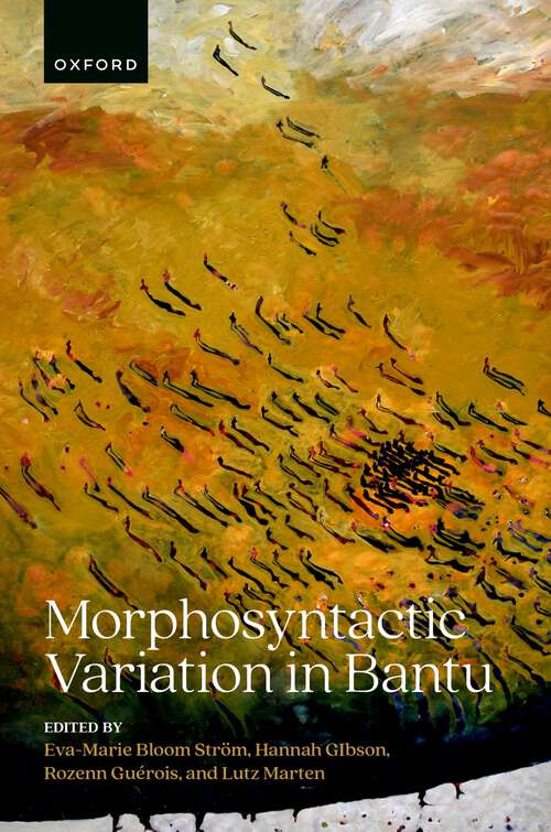 Book cover of Morphosyntactic Variation in Bantu