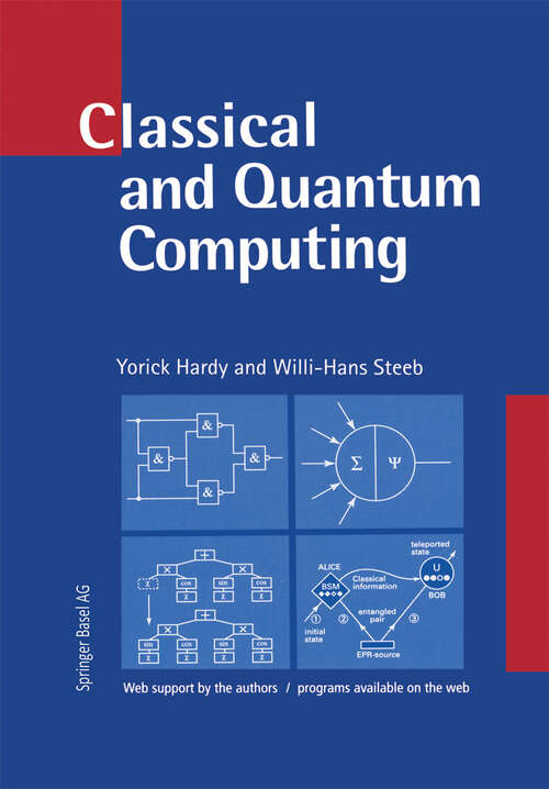 Book cover of Classical and Quantum Computing: with C++ and Java Simulations (2001)